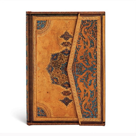 Paperblanks Safavid Safavid Binding Art Hardcover Mini Lined Wrap Closure 176 Pg 85 GSM (Other)