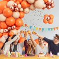 thumbnail image 4 of Orange Balloon Arch Garland Kit-Macaron Orange Balloon Latex Metallic Rose Gold Balloon 132Pcs for Baby Shower,ThanksgivingBirthday, 4 of 4