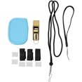 thumbnail image 1 of Portable Outdoor Sports Referee Safety Whistle Football Basketball with Lanyard (Golden+Silver), 1 of 8