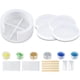 thumbnail image 1 of Molde De Caja De Almacenamiento De Posavasos Redondo 3D, Molde De Resina Epoxi Para Manualidades, Kits De Moldes Para Posavasos De Té, Molde De Espejo De Silicona Artesanal Serendint HA036014-00, 1 of 6