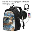 thumbnail image 2 of Daiia Abstract Sea Turtle Pattern USB Charging Backpack for Men and Women, Anti-Theft Backpack,Travel Backpack,School Backpack,College Backpack,Laptop Backpack, 2 of 7