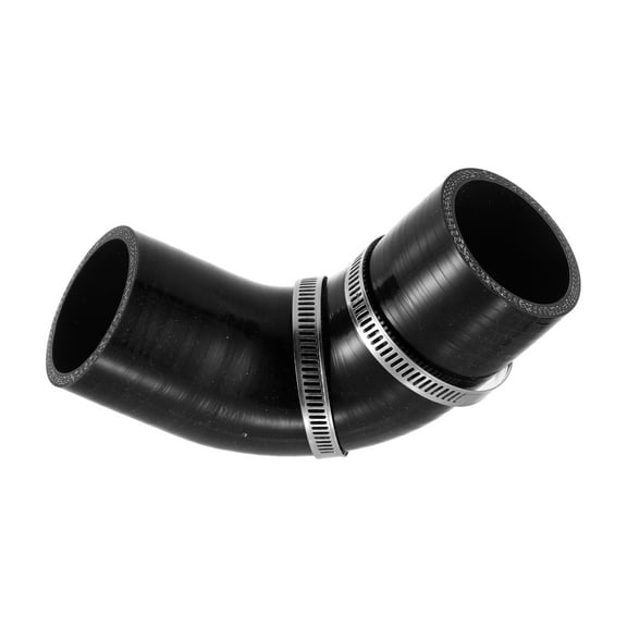 51mm 2" ID 90 Degree Silicone Reducer Hose Set Silicone Hose Coupler Intercooler Tube Black for Car