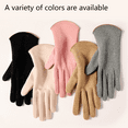 thumbnail image 3 of Touch Screen Thermal Gloves With Warm Soft Lining-Moonlight Grey, 3 of 5