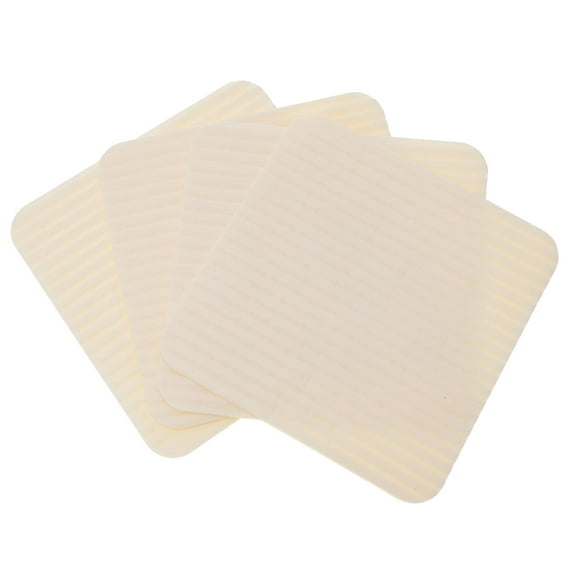 LAMIRO Rubber Pad Mat Carpet Gripper Non-slip Stickers Area Rugs Adhesive 5x7 Corner Grippers 4 Pcs