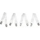 thumbnail image 2 of Sujetadores de sábanas ajustables Bling Bling 4 Uds tirantes banda elástica Clips soporte blanco, 2 of 14