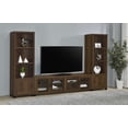 thumbnail image 2 of Sachin 3-piece 79-inch TV Entertainment Center Dark Pine, 2 of 20