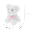 thumbnail image 2 of unbranded  10 Pcs Mini Figures Valentines Day Stuffed Animals Bear Doll, 2 of 8