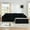 Black, variant on Right sofa seat,L shape Modular Sectional Sofa, Compressed Sectional Sofa Modern Minimalist Style Corduroy Couch,Unfold into a bed, Bedroom, Comfy Compressed Sofa Couch Space-Efficient Design (Black)