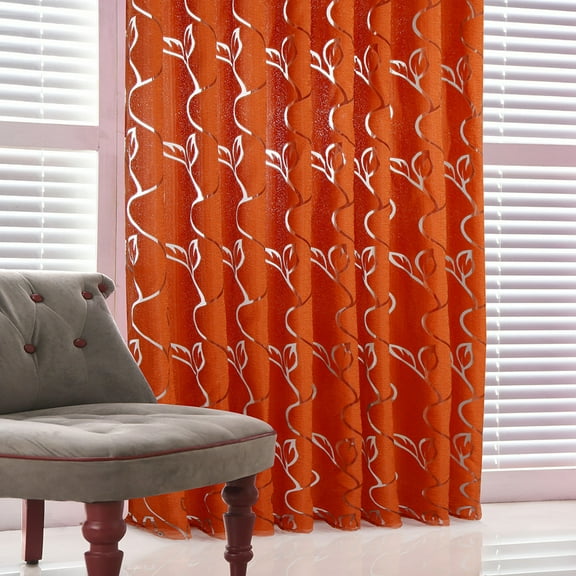 Blackout Curtains for Bedroom Solid Thermal Insulated Grommet and Noise Reduction Window Drapes Room Darkening Linen Privacy Curtains for Living Room 1 Panel,80x40 inches