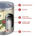 thumbnail image 4 of 12oz Tumblers Pioneer Flower Floral Print Pattern Vacuum Insulated Stainless Steel Travel Tumbler Cups Mug with Lid and Straw for Beer,Coffee,Beverages with Cleaning Brush for Cold & Hot Drinks, 4 of 5