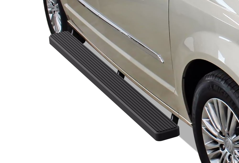 APS iBoard Running Boards 6 inches Matte Black Compatible with Dodge