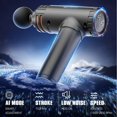 thumbnail image 4 of Massage Gun Deep Tissue Percussion , 10 Speeds, 4 Heads, Quiet Muscle Massager with AI Smart Mode, 6H Battery, for Athletes & Home Use, 4 of 10