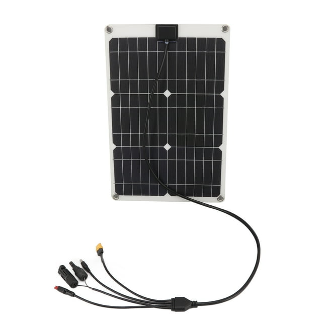 Panel de batería solar Jadeshay 50W Silicio monocristalino XT60