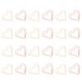 thumbnail image 4 of Shisuyan 100pcs Heart Shaped Paper Clips Metal Holding Paper School, 4 of 8