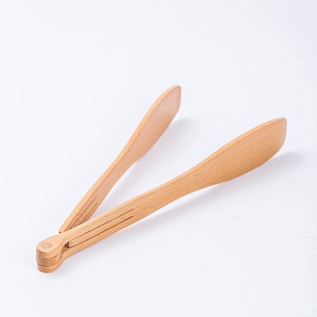 

Wooden salad tongs food tongs foldable to save space enhanced handle for kitchen barbecue cooking camping or barbecue