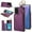 Darkpurple, variant on Allytechgroup for Samsung Galaxy Note 20 Wallet Case, Zipper Pocket Cards Holder RFID Blocking Ring Holder Stand Bumper Shockproof PU Leather Retro Phone Case for Samsung Galaxy Note 20, Black
