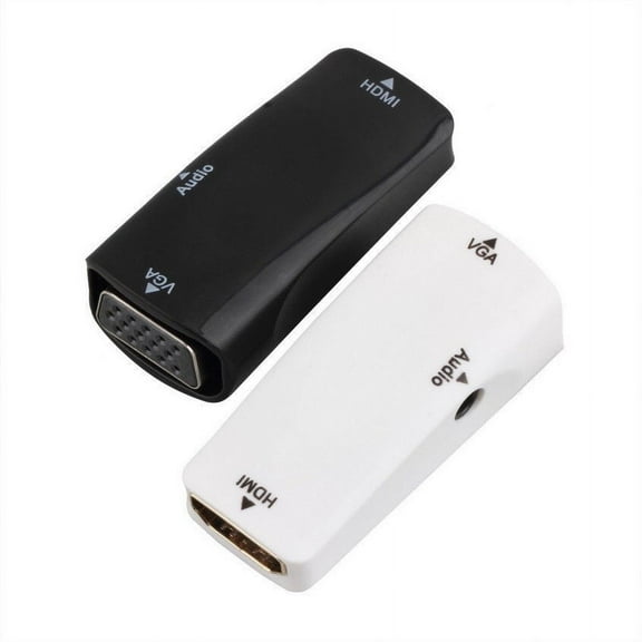 Good HD female to VGA Converter Adapter 1080P With Audio Cable For PC TV