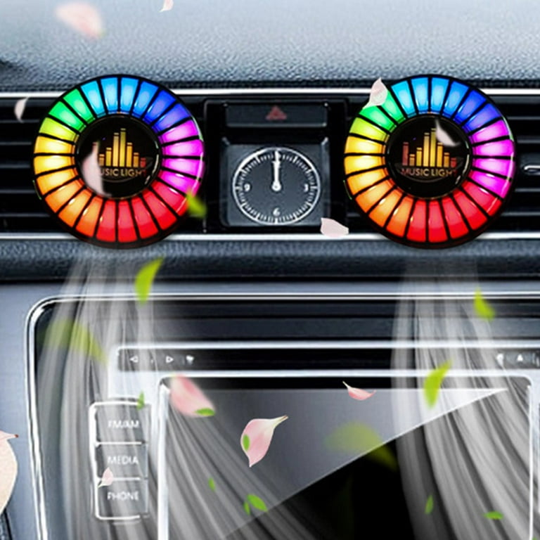 Car Music Rhythm Light Rgb Led Music Car Vent Light App Sound