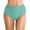 w93# Mint Green388, variant on Women High Waist Bikini Bottoms Swim Briefs Beach Shorts Ruched Layered Triangle Swim Trunks Solid Color Full Coverage Swimsuit Sports Yoga Shorts Swimbottom,Blue,L