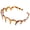 A, variant on Ygdeyg 1Pcs Zig Zag Tooth Headbands Comb Zigzag U Shaped Shark Tooth Hair Bands Wavy Teeth Hair Accessory
