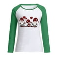 thumbnail image 5 of Babysbule Womens Christmas Shirts Tops Winter Casual Christmas Printed Round Neck Long Sleeve Pullover Blouse Sweatshirt Tops, 5 of 5