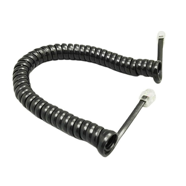 Telephone Phone Handset Cable Cord, Coiled 6 Feet coiled Landline Phone