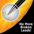 thumbnail image 2 of BIC Break Resistant Pro with Shock-Absorption and Twist-Up Eraser, Mechanical Pencil, 2-Count (Black), 2 of 3