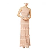 Speechless Womens Ruffled A-line Dress pinknude 3