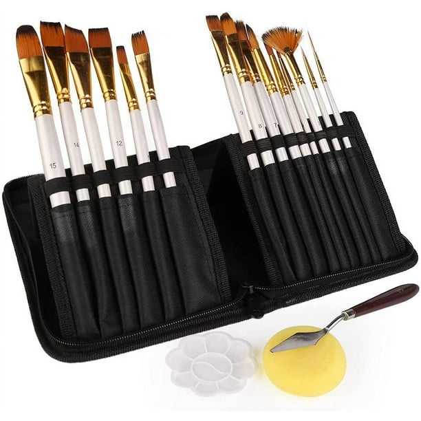 Juego de pinceles para pintar, acrílico de artista, pintura al