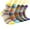 Multicolor 05, variant on 5 Pairs Vintage Socks for Women Thick Wool Soft Warm Cozy Crew Socks Boot Sock