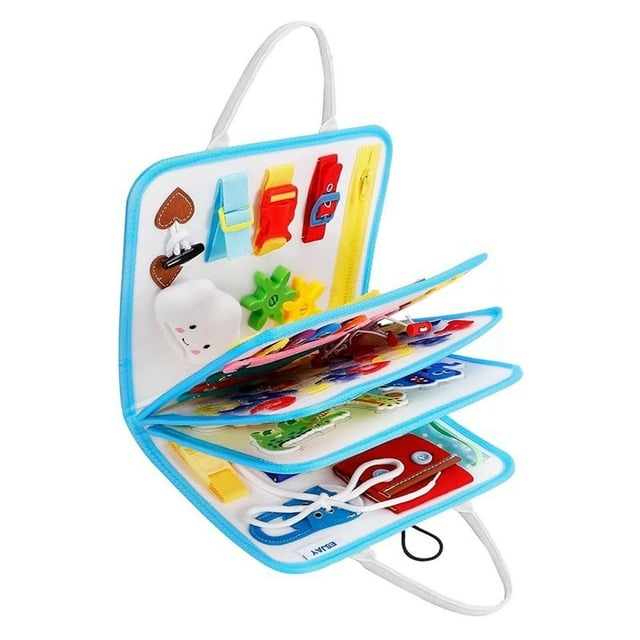 Educational Busy Board For Toddler Early Learning Develops Fine Motor Skills Play & Sensory Exploration Circular Knitting Needles Interchangeable Circular Knitting Needles Size 8 Circular Knitting