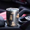 thumbnail image 4 of 30oz Goldendoodle Dog Tumblers Stainless Steel Tumbler with Lid and Straw,Vacuum Insulated Double Wall Travel Tumbler Cups Mug with Cleaning Brush for Coffee,Tea, 4 of 7