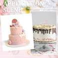thumbnail image 4 of 1 Box 18Pcs 9 Styles Rose Gold Acrylic Cake Topper Happy Birthday Cupcake Picks Bulk Plastic Mirrored Non Edible Double Sided Cakes Decorations, 4 of 6