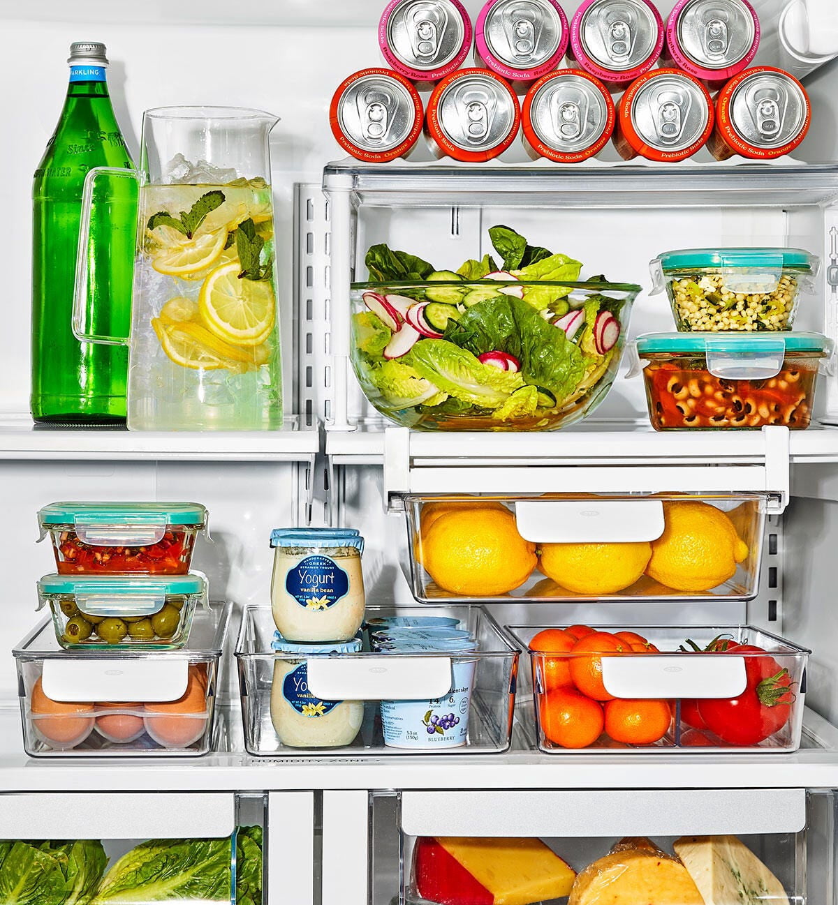 OXO Refrigerator Organizer Container with Handle, 5-Inch x 10-Inch, Clear