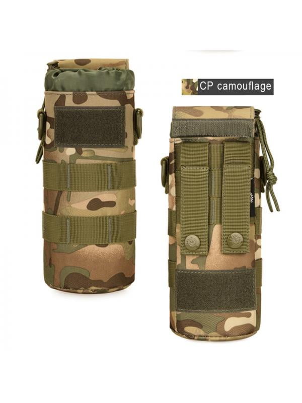 Military Tactical Outdoor Camo Sport Gear Bag Water Bottle Pouch Kettle Bag TO