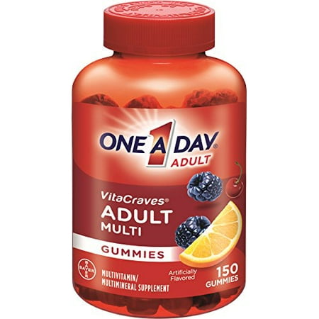 6 Pack - One A Day Vitacraves Regular Gummies, 150 Each