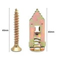thumbnail image 5 of Xinyolin Self-Drilling Screws Rustproof Corrosion Resistant Expansion Design Reusable Easy Application Zinc Plated Steel Drywall Screws Accessories, 5 of 8