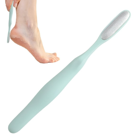 ACDANC Foot File Callus Remover Long Handled Toe Cleaning Brush Foot Scrubber Toe Crevice Cleaning Brush Foot Care Pedicure Tool