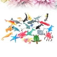 thumbnail image 3 of 24pcs Children's Educational Toys Simulation Toys Marine Animal Models Sea Ocean Animals Plastic Animal Pool Toys Set Display Models Set(Mixed Style), 3 of 8