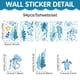 thumbnail image 3 of Adhesivos de pared con animales marinos, tortugas marinas, medusas y peces para niños, 3 of 4