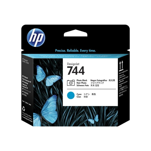 HP 744 - Cyan, photo black - printhead - for DesignJet Z2600 PostScript, Z5600 PostScript