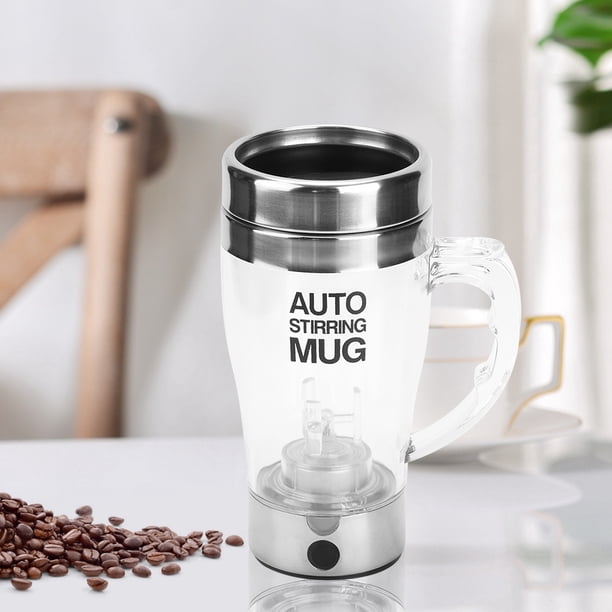 Taza agitadora eléctrica, taza mezcladora eléctrica automática de café eléctrico de 350ml, taza agitadora de café eléctrica, experiencia incomparable