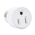 thumbnail image 1 of Light Socket To Plug Adapter Outlet Plug Converter E26 Bulb Socket Adapter, 1 of 7