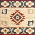 thumbnail image 2 of Rugs.com Pioneer Collection Rug – 8 Ft Square Ivory Medium-Pile Rug Perfect For Living Rooms, Kitchens, Entryways, 2 of 8