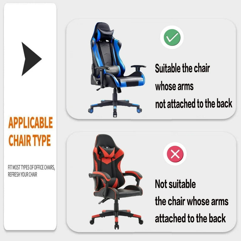 Slipcovers Cloth Stretch Polyester Chair Cover for Reclining Gaming Chair Protect Your Seat with High Quality Cat Proof Chair Covers Only Chair Covers Walmart