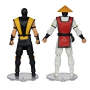 Scorpion vs Raiden (Mortal Kombat Klassic) Deluxe 2-Pack 7 Figures - McFarlane Toys