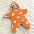 thumbnail image 2 of YunPes Baby Infant Starfish Onesie Funny Graphic Full Coverage Open Face Jumpsuit Newborn Halloween Cute Dress-Up Holiday Photography Outfit, 2 of 5