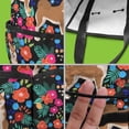 thumbnail image 5 of Garden Tool Bag,Shiba Inu Dog and Flower Floral Garden Tool Organizer,Garden Gifts,Waterproof Multi-Pocket Garden Tool Storage 11.8x5.5x11.4 Inch(Tools NOT Included), 5 of 6