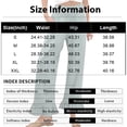 thumbnail image 4 of Lumtrix Women’s Casual Linen Pants Wide Flared Leg Drawstring Palazzo Pants Summer Beach Ruffle Trousers with Pockets Light Gray S, 4 of 7