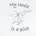thumbnail image 2 of CafePress - My Uncle Is A Pilot Helicopter Infant Bodysuit - Baby Light Bodysuit, Size Newborn - 24 Months, 2 of 4